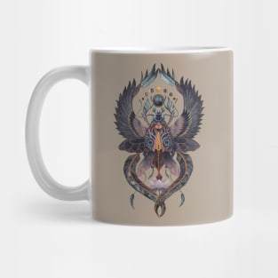 Scarab Gud Luck Wings Beetle Mug